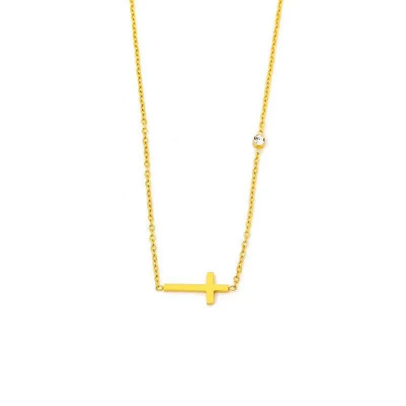 Faith & Grace Cross Chain Bracelet